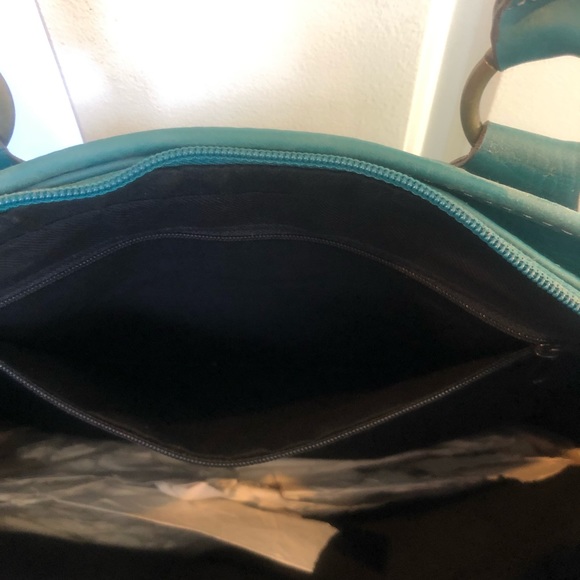 Mossimo Hand Bag Turquoise NWT - Picture 7 of 8